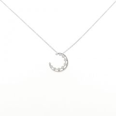 スタージュエリー K18 WG ダイヤモンド0.2ct ロングネックレス - メルカリ