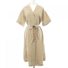 美品マックスマーラ Max Mara 白タグ リネン混 カシュクール