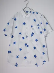 SOPHNET.ソフネット 星柄 スター柄 半袖ボタンダウンシャツ【L】【MSHA81879】のサムネイル