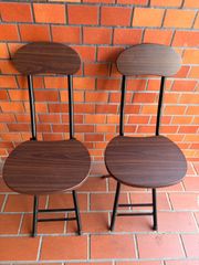 イケア IKEA TERJE テリエ 折りたたみチェア 2脚セット ブラック