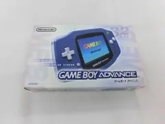  訳あり ゲーム ゲームボーイアドバンス 本体 AGB-001 バイオレット 動作品 箱付き