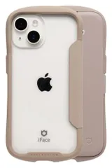 iFace Reflection iPhone 15/14/13 ケース 手帳型 クリアケース (ベージュ)【 アイフェイス スマホケース 耐衝撃 iphone15 iphone14 iphone13 手帳 ダイアリーケース カード収納 ポリカーボネート ｍａ