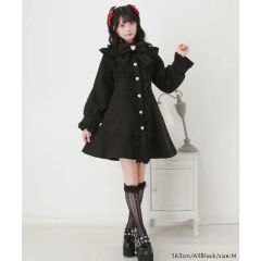 Dimmoire 十字の誓いフリルコート DimMoire ディムモアール 十字の誓い フリル コート【Black】 - メルカリ
