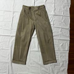 美品 W28 米軍実物 50s ARMY チノパン 45チノ ダブルステッチ ②
