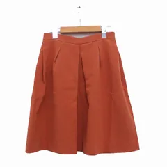 プロポーション ボディドレッシング PROPORTION BODY DRESSING スカート フレア ギャザー 膝丈 3 ブラウン 茶 /KT45