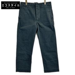 ダブルアールエル RRL チノフィールドパンツ34/32 ブルーグレイ - メルカリ