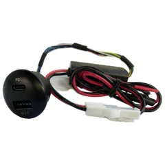 ジムニー JB64W JB74W 丸型 USB と PDポート増設キット QC3.0 互換品
