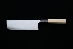 刃物工芸 藤原照康作 牛刀 包丁 白一鋼 240mm 藤原照康作 牛刀 包丁 白一鋼 【黒打】 240mm - メルカリ