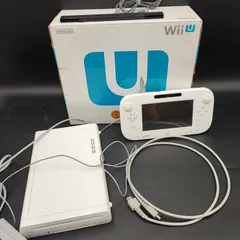 Nintendo ニンテンドー Wii U WUP-S-WAAA ベーシックセット 白 shiro 【定価26,250円】 任天堂 ゲーム機 本体 GamePad センサーバー 箱付 中古