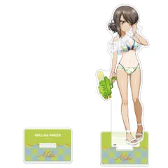 【カーテン魂】ガールズ&パンツァー 最終章 描き下ろし特大アクリルスタンド （ミカ/水鉄砲 日焼けVer.）