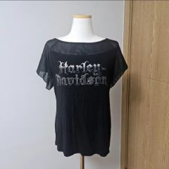 Harley-Davidson 両面イーグルプリント ディーラーTシャツ 丸胴 Harley-Davidson 両面イーグルプリント ディーラーTシャツ 丸胴 - メルカリ