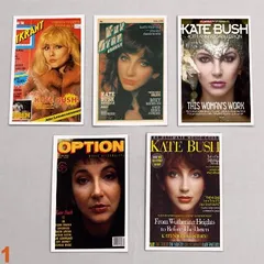 30種類 ケイト・ブッシュ マグネット 5個セット Magnet ミニポスター Kate Bush ロック 洋楽 ヴィンテージ  海外セレブ  海外 アーティスト ファッション グッズのサムネイル