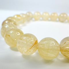 No.260808】ルチルクォーツ ブレスレット MikiWorld 天然石 | Mercari