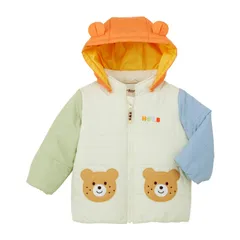 新品 [ミキハウス ホットビスケッツ] ジャンパー 男の子 女の子 ベビー キッズ 子供服 アイボリー 100cm 73-3702-149