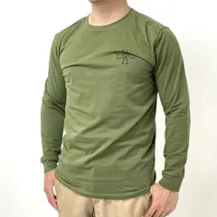 ウクライナ軍　アーミーグリーン、長袖Ｔシャツ(新品）T74N-のサムネイル