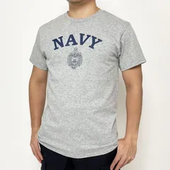 アメリカ海軍兵学校 U.S.N.A. オックスフォードグレー  ミリタリーTシャツ（新品）T39NN-