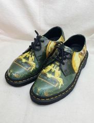 Dr. Martens アートプリント レザーシューズ 総柄 ブラック UK6 - メルカリ