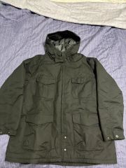 GAP レザーアノラック ダークブラウン S/Pサイズ - メルカリ