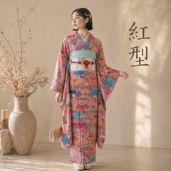 美品 吉澤織物謹製 吾妻徳穂 本格京友禅振袖 7点フルセット 金彩 金駒