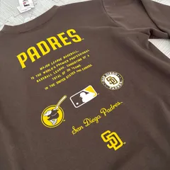 新品　MLB　パドレス　メンズ　バックロゴトレーナー　MLB公式 Mのサムネイル