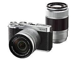 [Used] FUJIFILM Mirrorless Camera X-A2 Double Zoom Lens Kit Silver X-A2S1650II/50230II