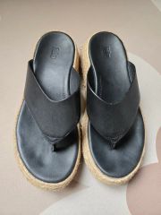 fitflop レザーコルク調ソール マジックテープ調整使用数回 us6 - メルカリ
