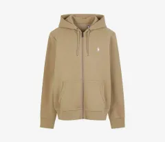 ポロラルフローレン ダブル ニット フルジップフーディー ズボン（セットアップ）キャメル