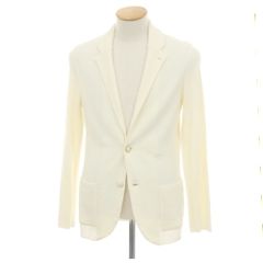 いっちゃん 様専用LARDINI white cotton knitjacket - メルカリ