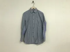 本物ジュンヤワタナベコムデギャルソンマンJUNYAWATANABECOMMEdesGARCONSMANコットンチェック柄長袖シャツメンズサーフアメカジワークミリタリーストリートスケータービジネススーツモードゴルフドレス青ブルー白ホワイトXS日本製のサムネイル