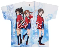 【中古】Tシャツ(キャラクター) 集合 フルグラフィックTシャツ 3周年ver. フルカラー メンズLサイズ 「劇場版 ハイスクール・フリート」