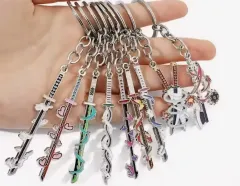 鬼滅の刃デザイン キーホルダーコレクション 鬼滅の刃 キーホルダー 日輪刀 鬼滅の刃 ミニ 剣 鬼滅の刃 フィギュア
