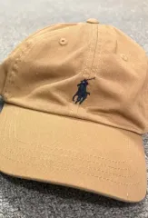 ポロ ラルフローレン ベースボールキャップ ベージュ フリーサイズ