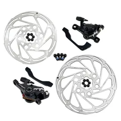 新品 TRP SPYKE MTB Alloy Mechancial Disc Brake Set 180/160mm Rotor Front and Rear MH1703