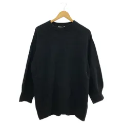 Plage (プラージュ) ファインウールワイドクループルオーバー ニット 21080922525040 ブラック ONE SIZE