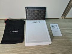 訳あり‼︎CELINE iPhoneケーストリオンフキャンバス スマホショルダー 
