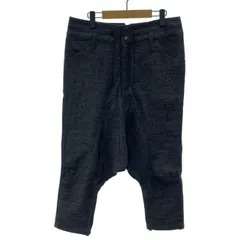 【中古】 JieDa ウールパンツ サルエルパンツ ジップフライ 無地 ドローストリング 日本製 ドメスティック 古着 /1586のサムネイル