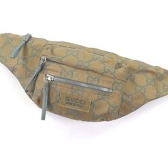 極美品□GUCCI グッチ 792287 リップストップナイロン GGロゴ総柄