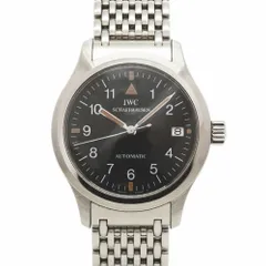 IWC アイダブリューシー シャフハウゼン パイロットウォッチ マーク 12 IW324101 黒文字盤腕時計 メンズのサムネイル