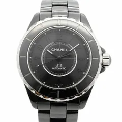 シャネル J12 インテンスブラック H3829 黒文字盤腕時計 メンズのサムネイル
