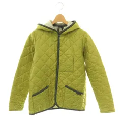 ラベンハム LAVENHAM キルティングジャケット 中綿 フード 38 カーキグリーン グレー /ES ■GY53のサムネイル