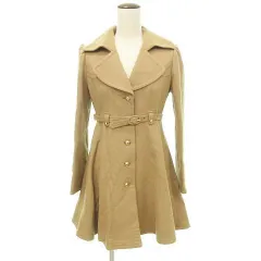 ウィルセレクション WILLSELECTION 美品 ウール コート アウター 0 XSサイズ ベージュ ■TCのサムネイル