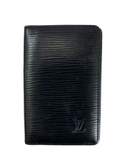 LOUIS VUITTON エピ 二つ折り財布 ブラック - メルカリ