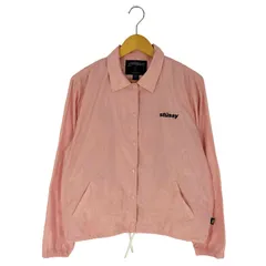 ステューシー Stussy バックロゴ ナイロン コーチジャケット レディース import：M のサムネイル