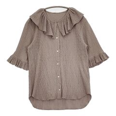 earth×トイストーリー＊ヴィンテージ風フリルブラウス ウッディ - メルカリ