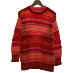 【中古】　UNITED COLORS OF BENETTON　セーター　長袖　ニット　トップス　クルーネック　フェアアイル　イタリア製　古着　/1984のサムネイル