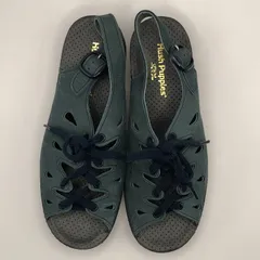 タ　Hush Puppies（ハッシュパピー）　レディースコンフォートサンダル　グリーン系　M　訳アリのサムネイル