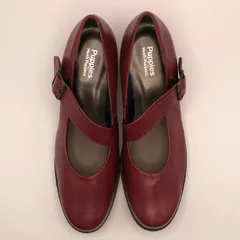 タ　Hush Puppies（ハッシュパピー）　ストラップパンプス　レッド系　24.5cm　訳アリのサムネイル