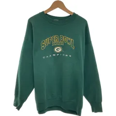 【中古】　delta　スウェット　長袖　トレーナー　トップス　クルーネック　裏起毛　刺しゅう　オーバーサイズ　USA製　古着　/7064のサムネイル