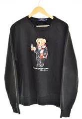 ラルフローレン RalphLauren  POLOBEAR Sweat Shirts ポロベアー クルーネック スウェット スウェット ブラック Lサイズ 103MT-4610のサムネイル