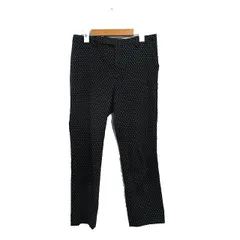 ユナイテッドアローズ UNITED ARROWS クロップド パンツ センタープレス ドット ブラック 黒 /KT31